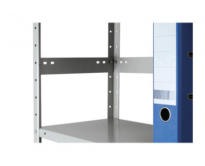 Металлический стеллаж MS Standart 220/100x30/6: прочность и функциональность в одном
